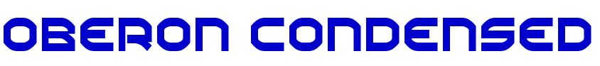 Oberon Condensed шрифт